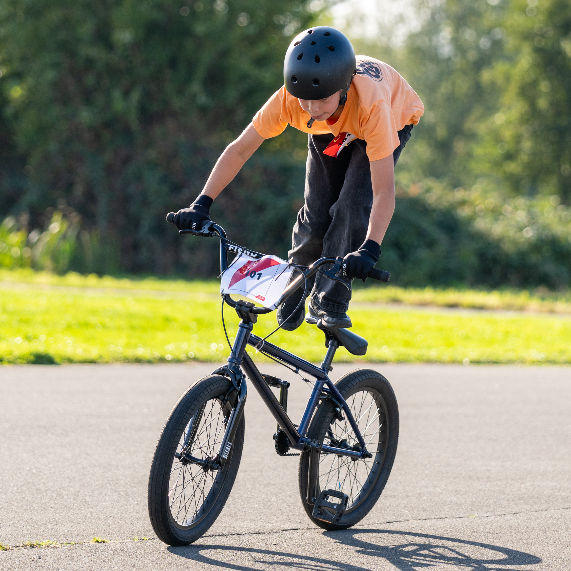 BMX Flatland trick